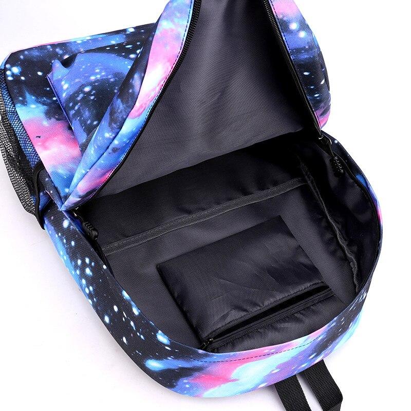 Dicollas® Kids Backpack 3-Piece Set Lilo & Stitch Themed Ergonomic Waterproof 45x32x13cm Starry Gray