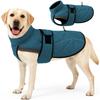 Warm Winter Dog Coat Quilted Dog Jacket Reflective Pet Clothes Windproof Outdoor Vest Adjustable for Small Medium Large Dogs