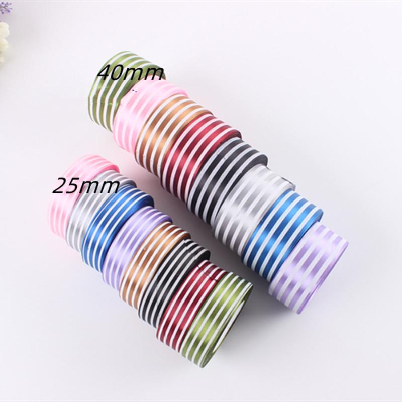 

2,5/4 см полосатые атласные ленты для флористов - идеально подходят для украшения и упаковки подарков и цветов 25mm freedom 1piece