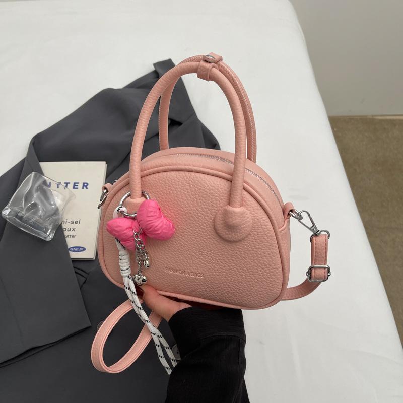 Fashion small bag women's new summer versatile messenger bag high-end portable bowling bag