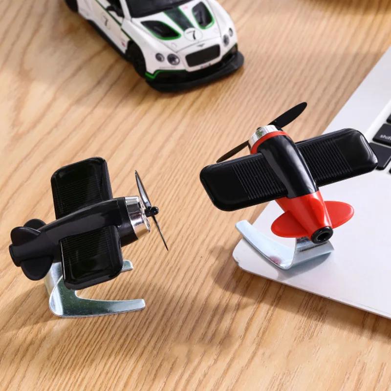 Car Air Freshener Smell In The Styling Solar Airplane Model Center Console Decoration Auto Fragrance Air Fresheners