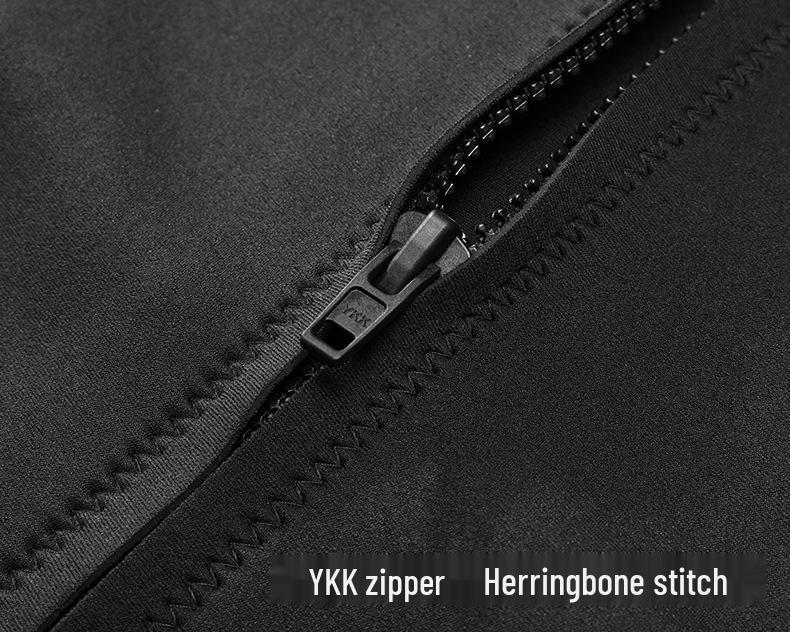 Herren 1,5 mm Neoprenanzug Split Langarm-Top zum Surfen, Schwimmen, Yoga und Tauchen