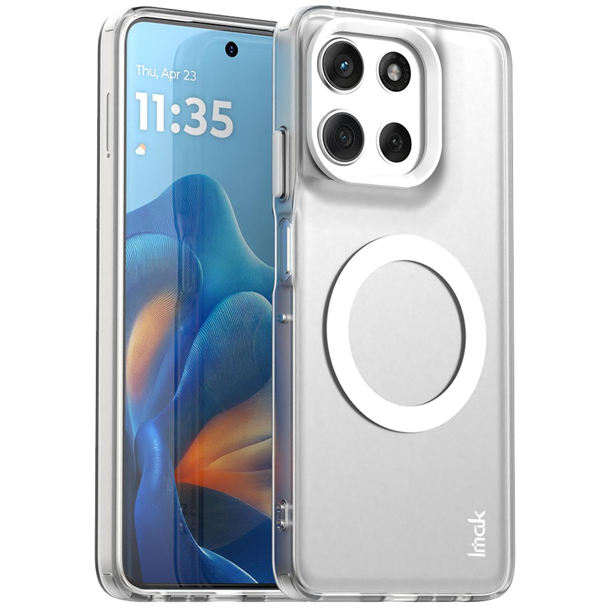 

Для чехла для телефона Moto G56 5G Магнитный чехол IMAK Chocolate Moto G56 5G белый