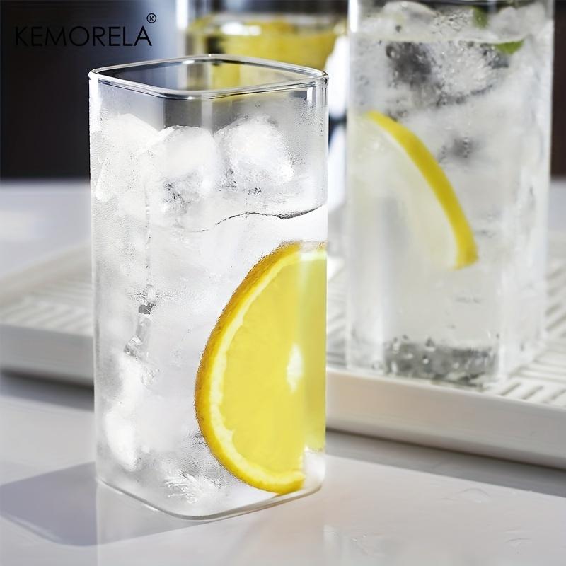 4PCS Drinking Glasses Cups 443/560ML Thin Highball Glasses Clear Tall Glass Cups For Water Juice Beer Drinks And Cocktail