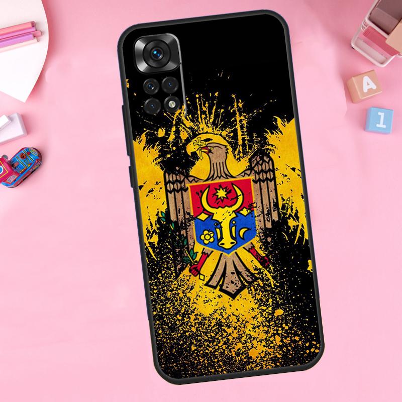 Moldova Flag Case For Xiaomi Redmi Note 12 11 10 9 8 Pro 12S 11S 10S 9S 8T 10A 10C 9A 9C 9T 12C Cover