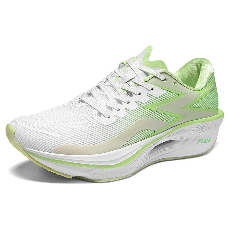 Large size new professional marathon running shoes full palm carbon board racing shoes youth shock absorption sports training shoes