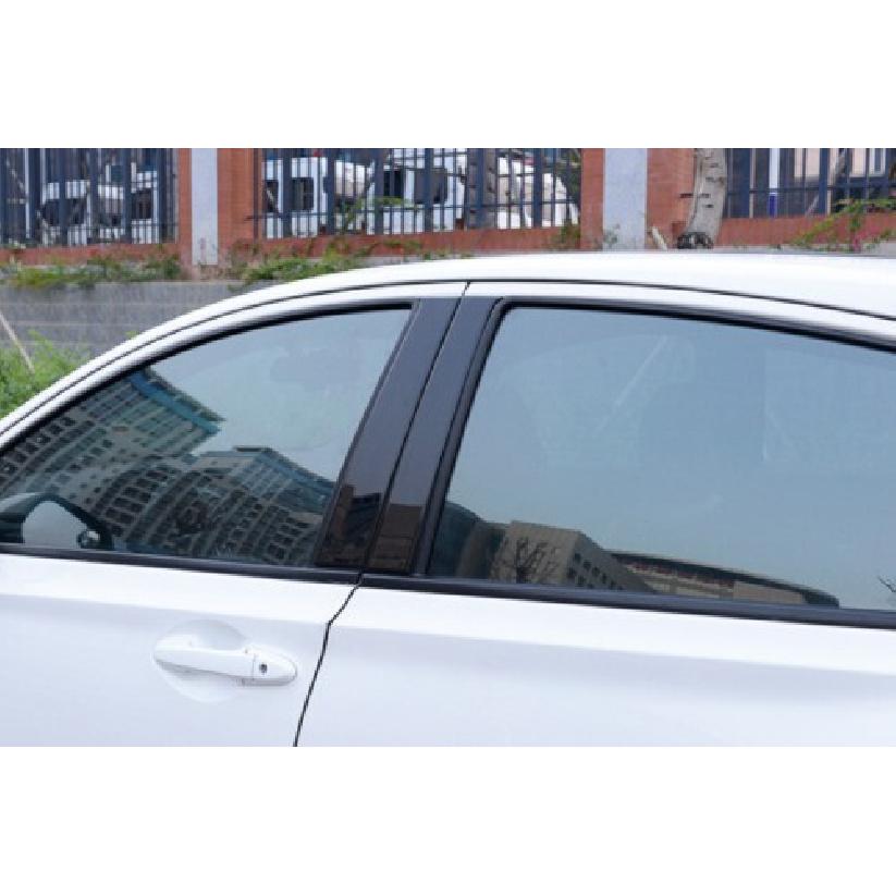 ABS Black For Honda Vezel HR-V HRV 2016-2022 Window B Pillar Cover Trim Sticker