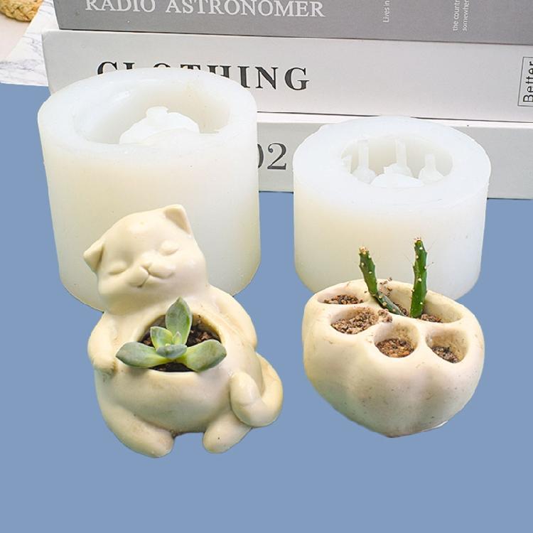Cats Paw Cats Jewelry Containers Silicone Molds for Making Succulent Plant