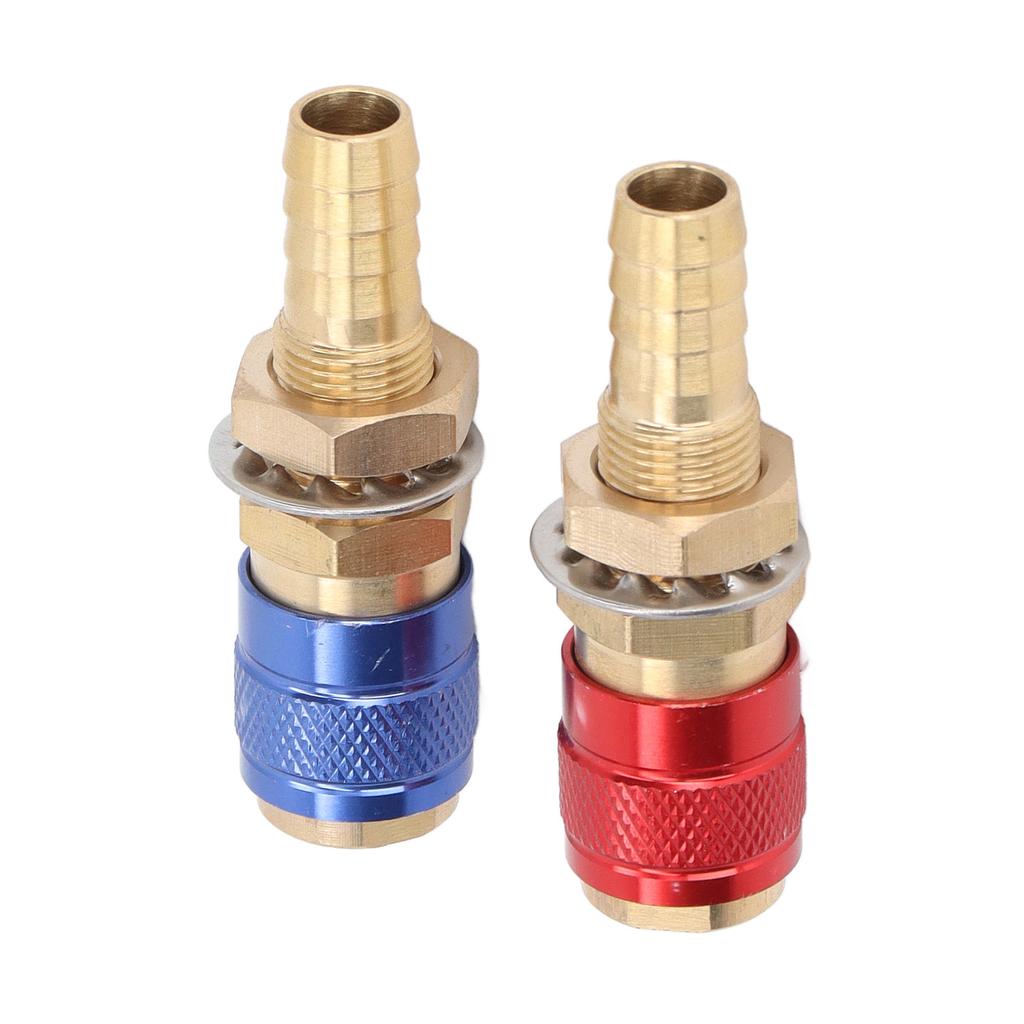 Water Cooled Gas Adapter Portable Brass Quick Connector with Plug for PTA DB MIG TIG Welding Torch