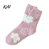 Winter Gift for Cold Feet Coral Fleece Socks Women, Soft Thermal Crew with Non-Binding Warm Sleeping Top, Fuzzy Sleep Cute Prints Autumn Velvet