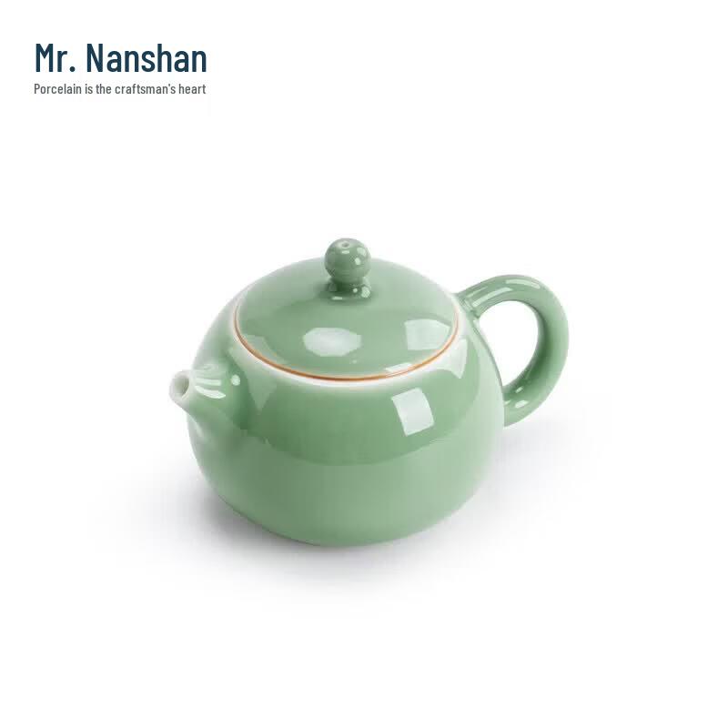 Mr. Nanshan Plum Green Ceramic Xishi Teapot