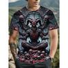 Eagle 3D Print T-Shirts U.S. National Bird Graphic Short Sleeve