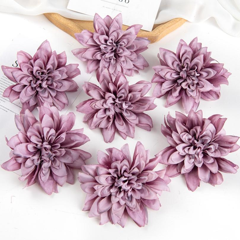 30/50pcs Artificial Flowers Silk Gerbera Home Festival Party Outdoor Garden Decor Scrapbook Diy Candy Box Wedding Bouquet Cheap