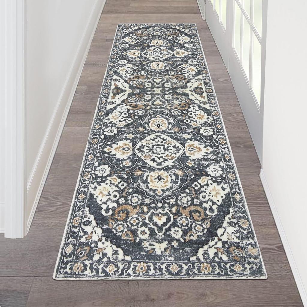 Persian Living Room Corridor Carpet Anti Slip and Wear-resistant Carpet Home Anti Dirty Bedroom Bedside Carpet