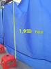 Windproof & Sunshade Tent Curtains: Blue/Red, Opaque/Transparent Options – Foldable, Ideal for Stalls and Canopies, New