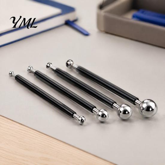 Clay Modeling Tools 4Pcs Polymer Shaping Tool Set, Sculpting Stick with Stainless Art Craft Supplies Steel Ball, 4 Size DIY Fondant Pottery Decorating