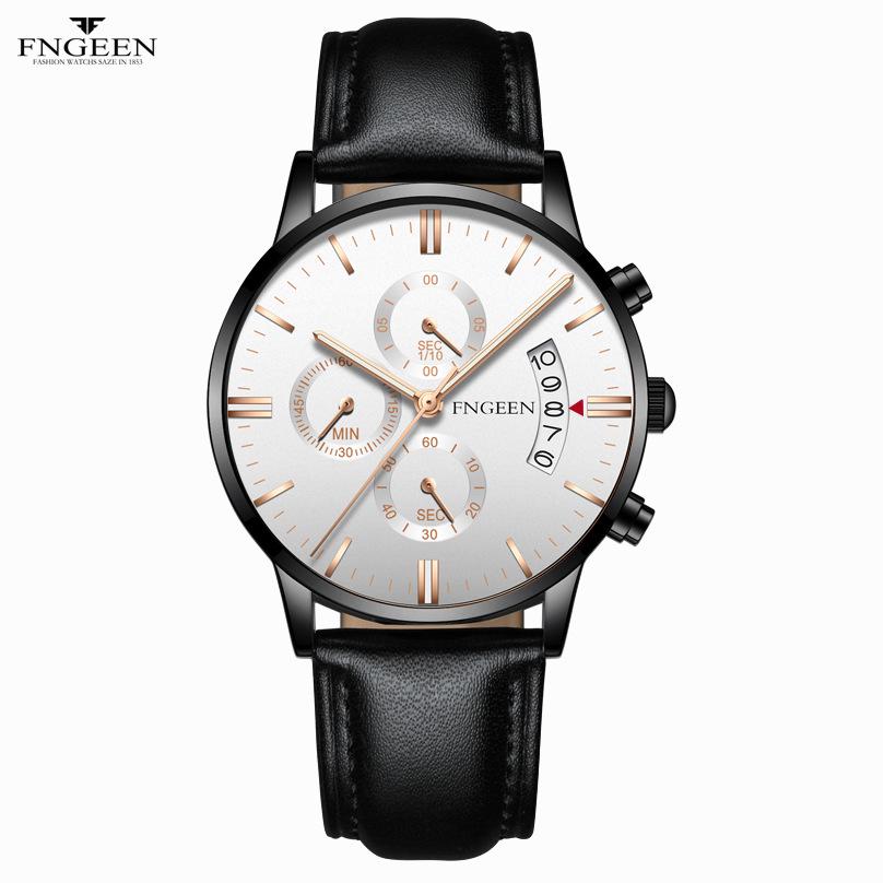Watch Men's Student Sports Quartz Watch Waterproof Fashion Trend Luminous Belt Men's Watch Wrist Watch