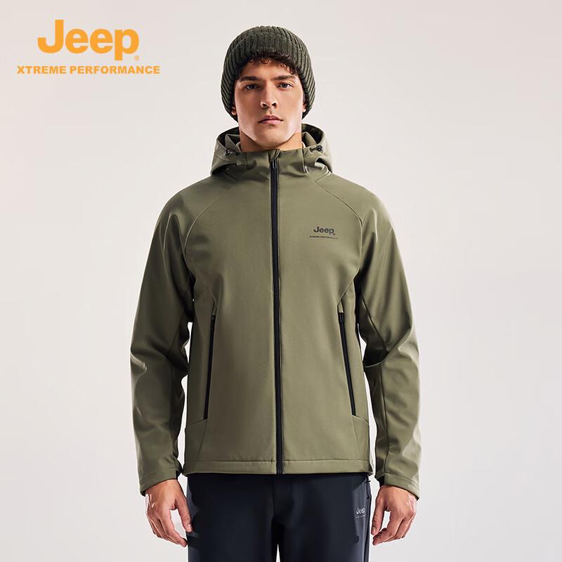 

Jeep Men s Outdoor Windproof Softshell Jacket L