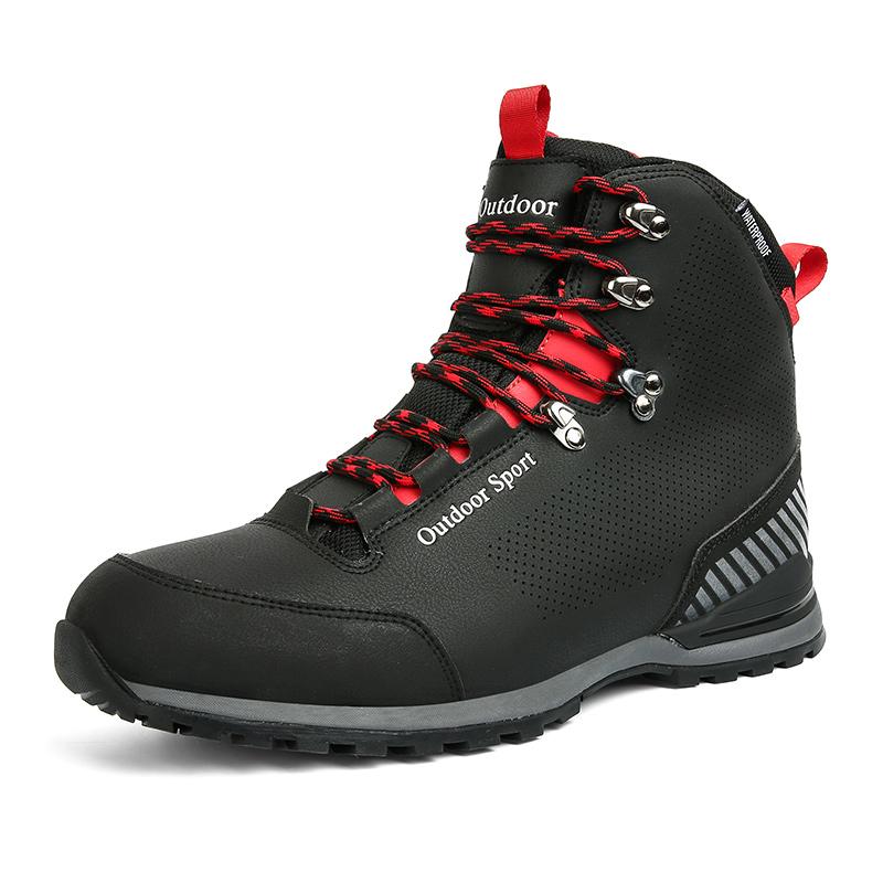 Ankle Shoes Hiking Shoes Men's Waterproof Hunting Boots Tactical Desert Combat Trekking Boots Male Women Warm Leather Sneakers