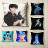 BBlue Exorcist Anime YYukio Okumura  Pillow Case Square DoubleSided Sofa Cushion Cover Bedroom Bedside Pillow