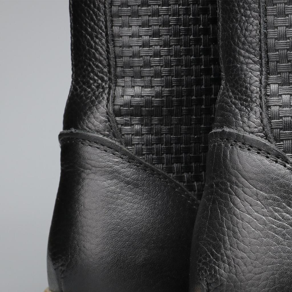 Natural Wool Inside Natural Cow Leather Upper Men Winter Boots
