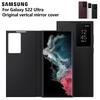 Original Samsung Smart View Flipdeksel til Samsung Galaxy S22 Ultra S22Ultra Smart Clear View Telefondeksel