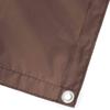 Balcony Privacy Screen 180 x 500 cm Fabric with PU Coating Brown