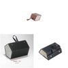 Leather Folding Multi Compartment Glasses Case With Soft Interior For Travel Storage