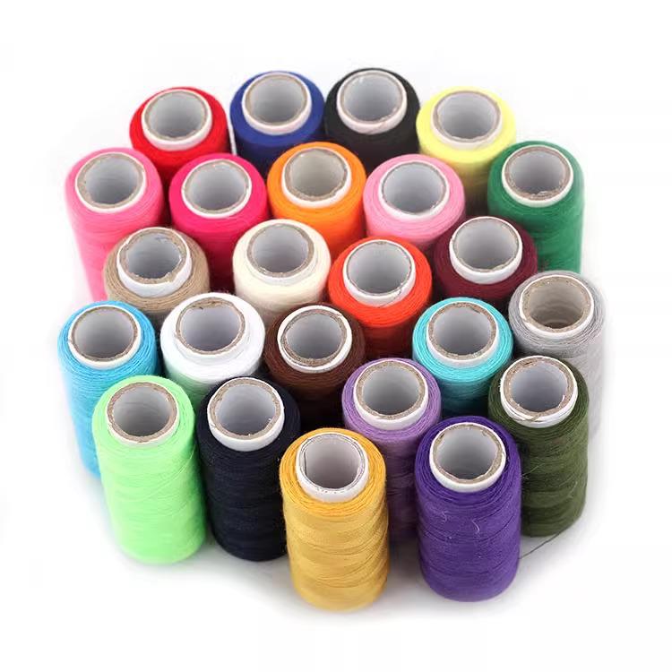 Portable Sewing Kit: Needle, Thread Box, Colored Threads & Tools