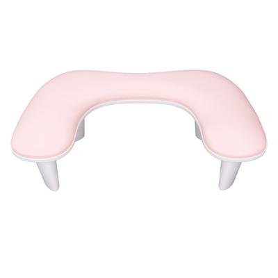Podpórka pod ramię do paznokci dla stylistki paznokci Odpinane nóżki Kształt U Miękka skóra PU Antypoślizgowa podpórka pod dłoń do manicure