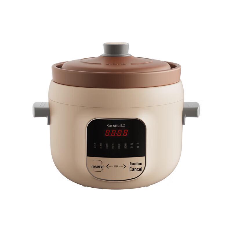 Bear 3L Electric Purple Clay Stew Pot CN plug (adapter included)
