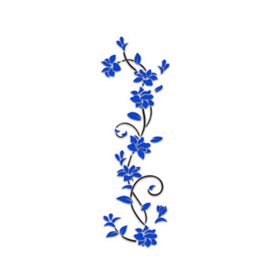 Duvar Sticker Oturma Odası Dekorasyonu 3D Çiçekler Hareket Edebilir Diy Duvar Çıkartmaları Aplike Duvar Resimleri