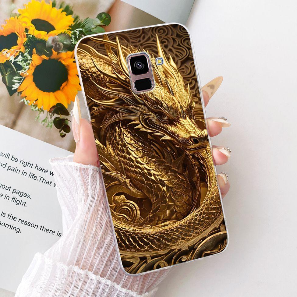Clear Casing For Samsung Galaxy A8 Plus 2018 SM-A730F Phone Case For Samsung A8 Plus 2018 Cover Cute Fashion Funny Cool Painted