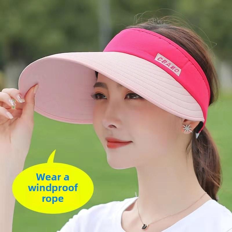 

Летняя складная хлопковая шляпа от солнца с широкими полями для женщин, защита от солнца и комфорт в путешествии розовый
