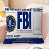 Polizei FBI Kissenbezug Sofakissenbezug Heimzimmer Dekoration Kindergeschenk