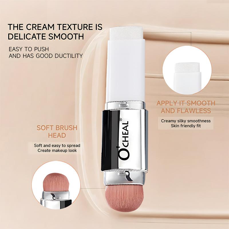 OCHEAL Color Changing Foundation Stick Natural Tone Magic Coverage Long Lasting Lightweight Smooth Blend Perfect for Flawless Skin