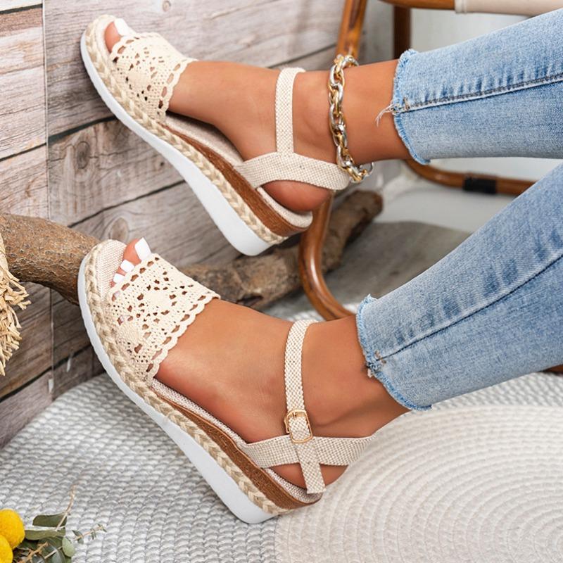 Fashion Women Sandals Summer Casual Luxury Flat Sandals Platform Shoes for Women 2025 New Designer Fashion Sandals Sandalias De Mujer