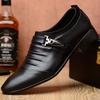 Fashion High-quality Large Size Dress Mens Leather Shoes Office Business Casual Male Shoes Luxury Designer Elegant Classic Men for Shoes
