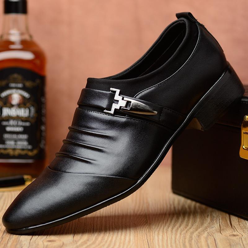 Fashion High-quality Large Size Dress Mens Leather Shoes Office Business Casual Male Shoes Luxury Designer Elegant Classic Men for Shoes