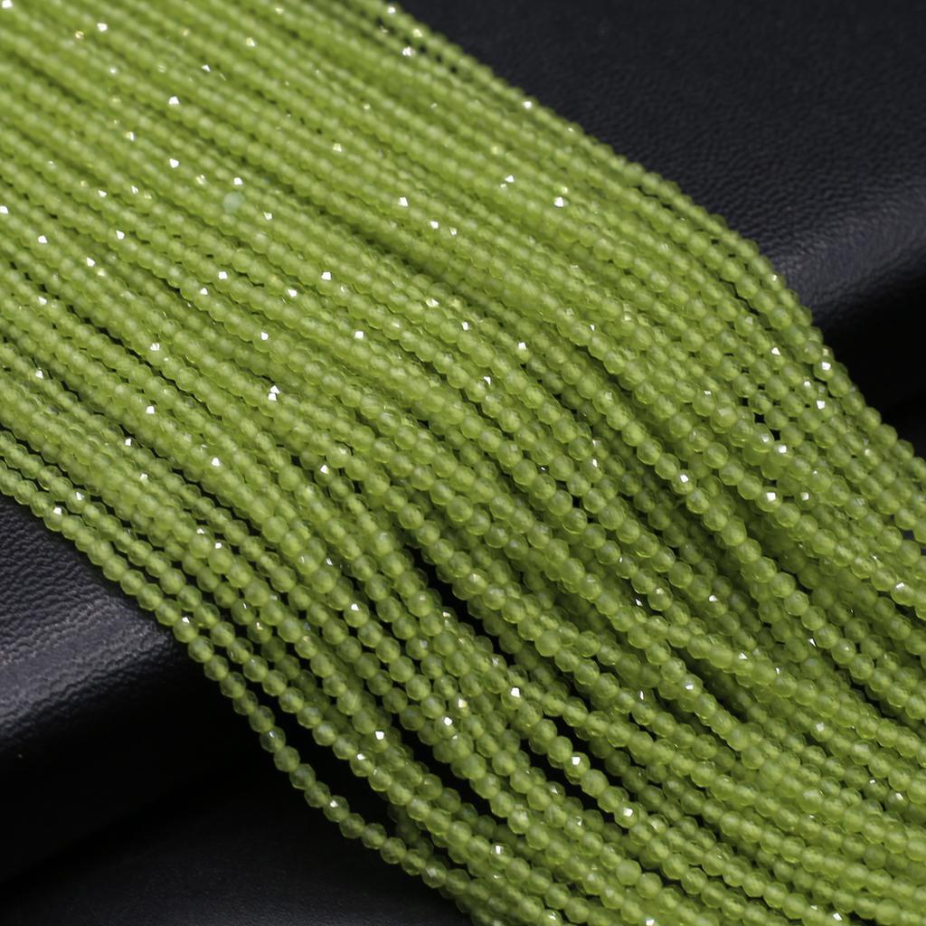 Naturstein facettierte Perlen Opal Isolation Perlen Charms für Schmuckherstellung DIY Halskette Armband Ohrringe Zubehör Größe 3 mm