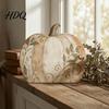 Distressed Farmhouse Ornaments Thanksgiving Fall Pumpkin Table Decoration Rustic Block Wooden Sign Autumn Vintage Decor Tabletop Centerpiece