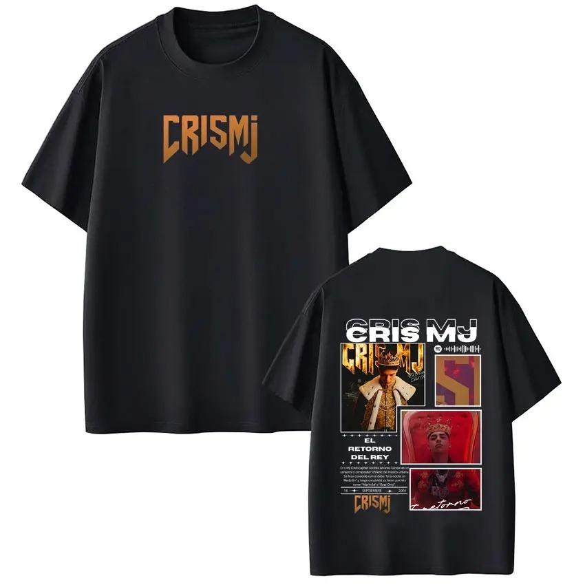 

Fashion Unisex Women Tshirt Rapper CRIS MJ Album Tour 2026 Graphics Fan Gifts Tees Cotton Loose Casual Hiphop Tshirts Streetwear S