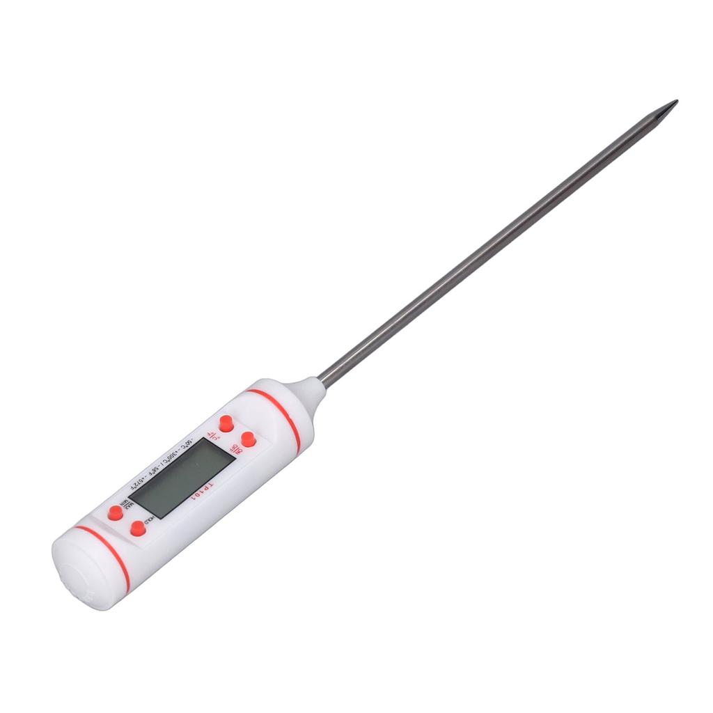 Digital Meat Thermometer with Long Probe Instant Read Food Thermometer with Large Display for