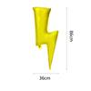 Lightning Shape Lightning Bolt Foil Balloons 34/45 Inch Flash Balloons Cowgirl Lightning Balloons