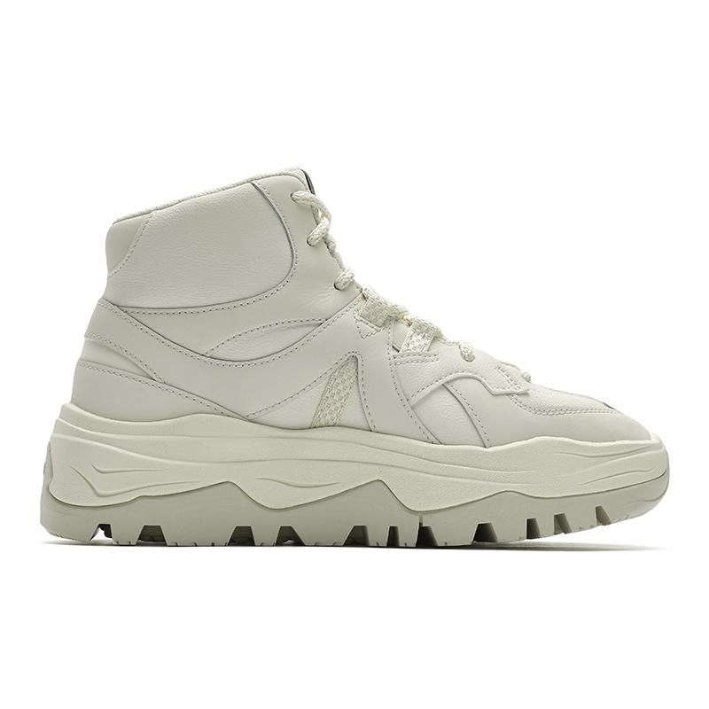 Fila Amica Fashion Comfortable Versatile High-Top Casual Shoes Women Sneaker Asparagus-White F12W441113FGW