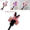 Korean Pink Support Stick Light Cover Plush Surrounding Lisa Glowing Stick Black