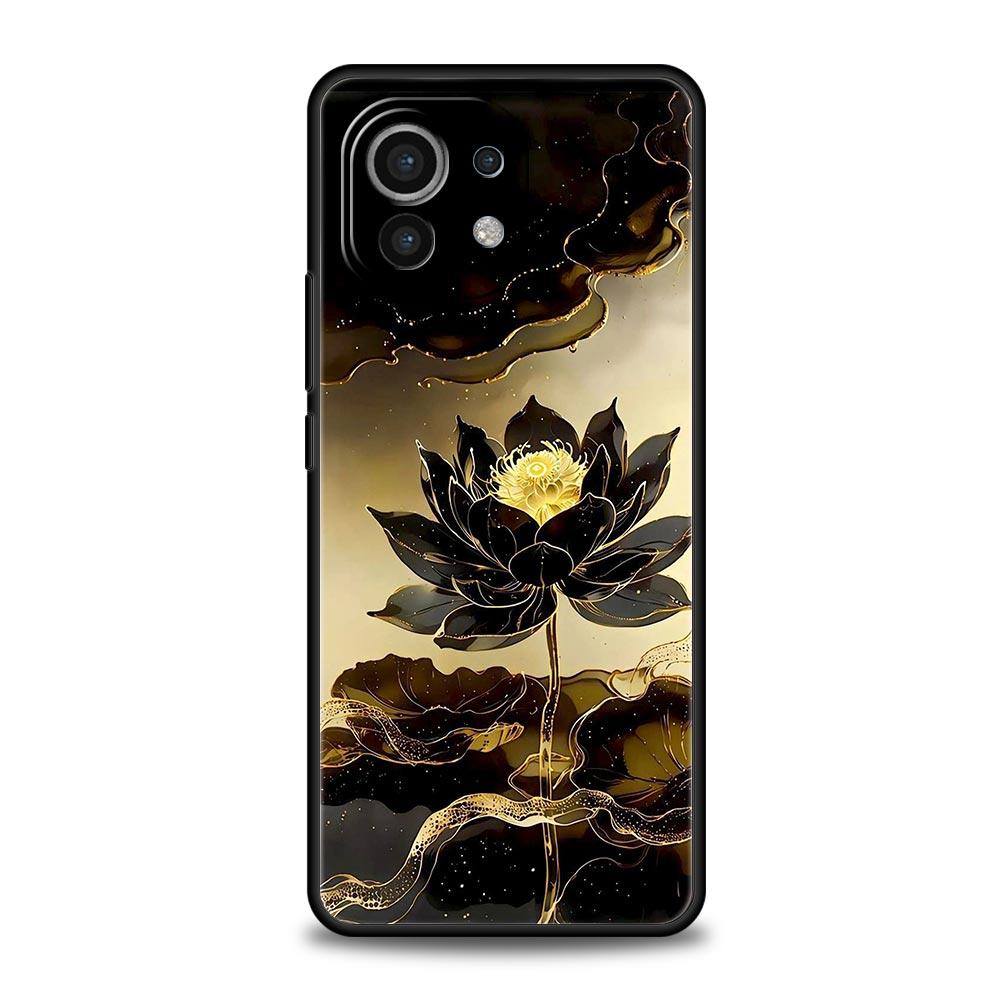 

Чехол для телефона для Xiaomi Mi 15 14 13 12 11 Lite 14T 13T 12T 11T Pro Poco X7 X6 X5 X3 Pro F6 F5 F4 Чехол с узором Лотоса Xiaomi 14
