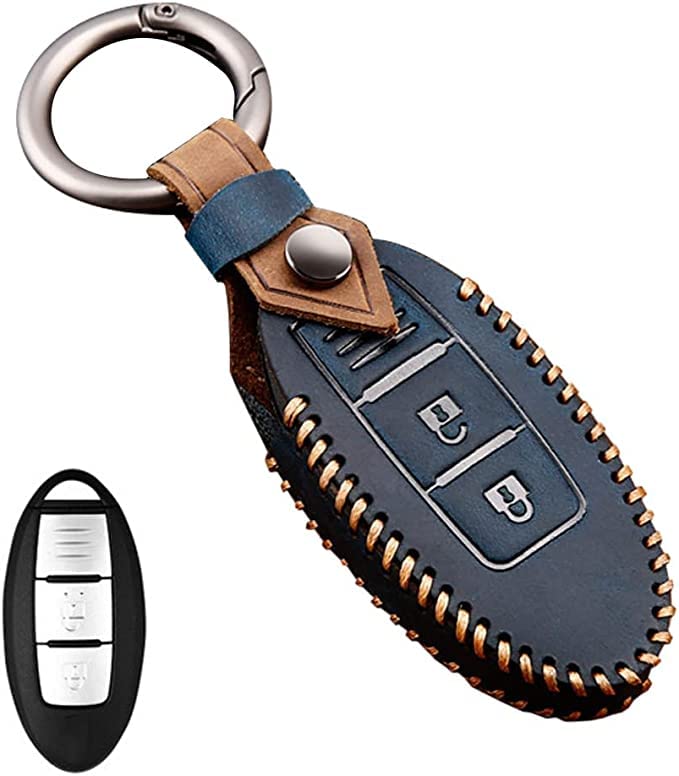 LETINGFAR GeTor Smart Key Case for Nissan, Key Case, Genuine Leather, For Nissan, Smart