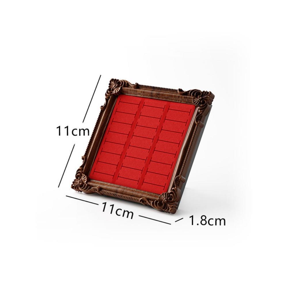 Photo Frame Jewelry Display Tray Wooden Ring Holder Fashion Earring Tray  Shop Window Decoration