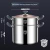 Extra Deep 316 Stainless Steel Stewing & Soup Pot - Food Grade, Large Capacity, Thick & Durable
